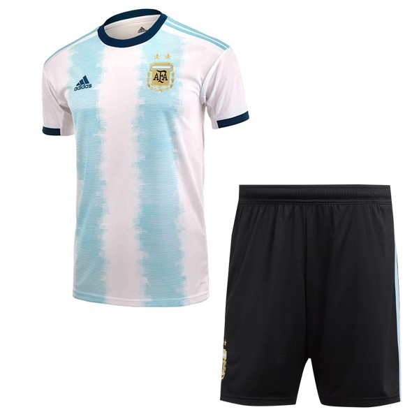 Camiseta Argentina Primera equipo Niños 2019 Azul Blanco